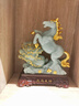 禮之源招財玉白菜辦公室馬擺件立馬發(fā)財工藝品客廳玄關(guān)裝飾喬遷開(kāi)業(yè)禮品 大號藍冰色立馬發(fā)財 曬單實(shí)拍圖