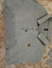 啄木鳥(niǎo)（TUCANO）長(cháng)袖t恤男士春秋季純棉刺繡翻領(lǐng)polo衫舒適百搭上衣男裝 淺灰3XL 曬單實(shí)拍圖