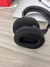 季朗適用鐵三角耳機套ATH-M50X耳罩M30X M40X M20X 耳機罩m50x頭梁保護套皮墊耳套頭戴式橫梁替換配件 【黑色-拼接網(wǎng)布款】耳機套一對 曬單實(shí)拍圖