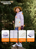 Skechers斯凱奇自營(yíng)兒童羽絨服男女大童保暖防寒冬裝短款連帽外套L424K094 曬單實(shí)拍圖