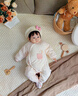 G.duck小黃鴨嬰兒衣服冬季棉服新生兒連體衣冬天棉衣純棉加厚嬰幼兒棉襖 遇見(jiàn)粉色180g【加厚】 66cm 【建議12-15斤  2-5個(gè)月】 曬單實(shí)拍圖