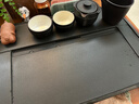 冬帝天然烏金石茶盤(pán)家用簡(jiǎn)約石頭茶臺大小號泡茶托盤(pán)茶具創(chuàng  )意 50*25*3CM 曬單實(shí)拍圖