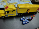 lE高積木黃色卡車(chē)半掛工程車(chē)貨柜車(chē)箱式出租車(chē)運輸車(chē)玩具 大黃色大卡車(chē) 曬單實(shí)拍圖