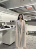 Amerpin國際一線(xiàn)品牌雙面羊絨呢子大衣女中長(cháng)款2025秋冬季氣質(zhì)毛呢外套 燕麥色(國際倉發(fā)貨+禮盒) S 105-120斤 曬單實(shí)拍圖
