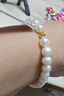 京潤珍珠手鏈銀若曉淡水珍珠手串鏈鏤空小銅錢(qián)送禮媽媽閨蜜年輕款禮物 曬單實(shí)拍圖