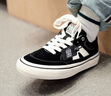 VISION STREET WEAR官方 STICK復古經(jīng)典低幫翻毛皮帆布鞋運動(dòng)休閑板鞋男女多色 經(jīng)典黑 42.5 曬單實(shí)拍圖