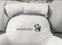 多功能冰豆豆卡通刺繡床頭靠墊涼感沙發(fā)大靠背辦公室護腰靠枕抱枕 sweet baby熊貓冰豆豆腰靠 兒童款50*30cm【花色隨機發(fā)】 曬單實(shí)拍圖