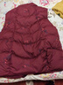俞兆林（YUZHAOLIN）中老年女裝奶奶秋冬裝羽絨服馬甲媽媽裝背心外套60歲70老太太棉服 紅色 L 85-105斤 曬單實(shí)拍圖