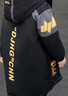 G.duck品牌男童棉服冬季外套中大童冬裝新款兒童棉襖中長(cháng)款男孩派克服潮 黃色HN中長(cháng)款棉服 140碼建議身高130cm左右 曬單實(shí)拍圖