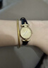 西太后女士手表精致女款土星小皮表女防水石英氣質(zhì)女表輕奢小表盤(pán) 黑色女表（禮盒禮袋） 23mm 曬單實(shí)拍圖