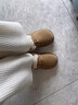 TGS UGG真皮厚底加絨勃肯鞋女款加厚保暖雪地靴2025新款冬季一腳蹬大棉鞋 駝色升級版保暖舒適 加絨 39 曬單實(shí)拍圖