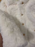 菲司爾特2025秋冬新款仿獺兔毛皮草短款外套女士氣質(zhì)高級感羊羔毛加絨棉服 白色 內里加棉 S 【適合85-105斤】 曬單實(shí)拍圖