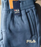 FILA 斐樂(lè )男女情侶款長(cháng)褲26春季新款休閑衛褲寬松運動(dòng)直筒褲子新年褲 【收口褲不加絨款】深雅藍-DB XL 曬單實(shí)拍圖