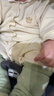 babycare純棉寶寶爬服衣服新生兒滿(mǎn)月包屁衣嬰兒連體衣秋裝 貝殼白 90cm 曬單實(shí)拍圖