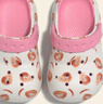 babycrayon新款印花小豌豆兒童包頭拖鞋男女童夏季防滑彩虹豆洞洞鞋涼拖 粉色木瓜 15 cm內長(cháng)【150】腳長(cháng)約14-14.5穿 曬單實(shí)拍圖