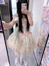 閃動(dòng)少女（SHANDONGSHAONV）【山茶戀】jsk蘿莉lolita仙氣公主連衣裙洛麗塔 S(90斤下) 曬單實(shí)拍圖