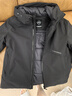 金林德伯格（J.Lindeberg）商場(chǎng)同款秋冬新款男士保暖防水透濕防風(fēng)連帽棉服外套525309003 RPR黑色 M 曬單實(shí)拍圖