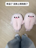 QUEEN TRIP海豹拖鞋冬外穿保暖毛毛鞋可愛(ài)高顏值玩偶鞋女包跟家居室內棉拖鞋 灰色海豹拖鞋【包跟款】 36 -40 曬單實(shí)拍圖