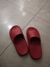 樸西行者EVA拖鞋女士防滑防臭2025新款家居室內浴室洗澡家用女式?jīng)鐾?安哥拉紅 【柔軟不磨腳】 39-40 (適合3839） 曬單實(shí)拍圖