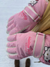 SOMUBAY 滑雪手套女冬季加厚絨hellokitty騎行開(kāi)車(chē)保暖棉手套可觸屏 粉色 均碼 曬單實(shí)拍圖