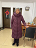 唐致中老年羽絨服女過(guò)膝長(cháng)款新中式加厚媽媽冬裝老人奶奶太太冬季外套 紫紅 XL 【建議85-105斤】送運費險 曬單實(shí)拍圖