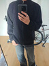 籬人歸New Decay圓領(lǐng)拉鏈開(kāi)衫毛衣外套男款冬季cleanfit慵懶寬松針織衫 黑色 L 曬單實(shí)拍圖