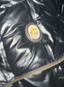 薩拉維夫（SLLAVIF）羽絨服男歐貨高端立領(lǐng)白鴨絨冬季潮牌字母刺繡外套男士保暖防寒服 黑色 M (100-120斤) 曬單實(shí)拍圖
