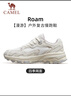 駱駝（CAMEL）漫游復古慢跑鞋女戶(hù)外運動(dòng)鞋子 K23S09L7014-1 米白/香芋紫 37 曬單實(shí)拍圖