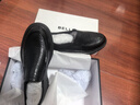 百麗套腳懶人鞋男款牛皮打孔商務(wù)休閑皮鞋A1449BM4 黑色 42 (260mm) 曬單實(shí)拍圖