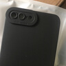墨佰 適用于蘋果7Plus手機(jī)殼iPhone7液態(tài)硅膠8P全包輕薄防摔防指紋簡約純色軟殼保護(hù)套 【石墨黑】+鋼化膜 蘋果7P/8Plus通用 曬單實(shí)拍圖
