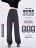 婧麒（JOYNCLEON）孕婦褲秋冬外穿兩穿衛褲無(wú)托腹小個(gè)子運動(dòng)闊腿褲 灰XL Jyk164341 曬單實(shí)拍圖