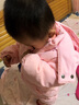 喜雅萌大童連體羽絨服6-7歲中大童冬裝連身羽絨服加厚保暖外出服滑雪服 靚麗粉 130(建議身高115-120) 曬單實(shí)拍圖