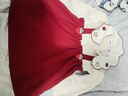 班喜迪女童連衣裙秋裝2025新款洋氣寶寶公主裙周歲禮服嬰兒裙子拜年服冬 曬單實(shí)拍圖