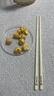 沃德百惠（WORTHBUY）陶瓷筷子家用可愛(ài)防霉筷抗菌耐高溫食品級吃飯筷子 奶油米-赫赫熊 曬單實(shí)拍圖
