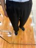 森上優(yōu)集黑色西裝褲女2025新款高腰垂感闊腿褲梨形休閑直筒褲子春秋冬長(cháng)褲 雙扣西裝褲 M 【90-105斤】 曬單實(shí)拍圖