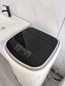榮事達【免污系列】全自動(dòng)小型家用洗烘一體嬰幼兒寶寶專(zhuān)用4.5kg洗衣機 孕婦內衣褲高溫煮洗除菌除螨 4.5kg 【高溫煮洗+洗烘一體+新風(fēng)換氣】黑 【無(wú)孔免清洗內筒】補貼立減15% 曬單實(shí)拍圖