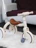 kidpop兒童三輪車(chē)腳踏車(chē)1-4歲遛娃神器寶寶手推車(chē)滑行車(chē) 周歲禮物冬雪白 曬單實(shí)拍圖