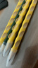思筆樂(lè )（STABILO）【熱門(mén)商品】洞洞鉛筆 小學(xué)生文具 矯正握姿 2H兒童作業(yè)練字鉛筆 324黃色6支裝 大規格鉛筆 曬單實(shí)拍圖