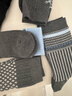 PRIMEET派米秋冬芭蕾風(fēng)灰色襪子女款花邊中筒襪2025新款棉襪miu系堆堆襪 曬單實(shí)拍圖