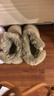 ABC KIDS女童童鞋冬季新款加絨保暖雪地靴 駝色 34碼【內長(cháng)214/腳長(cháng)209】  曬單實(shí)拍圖