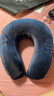 溫倫u型枕U形枕頭護頸枕午休枕飛機旅行枕記憶枕頭卡通U枕旅游枕 三代藏藍 藏藍色 曬單實(shí)拍圖