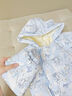 歐孕（OUYUN）寶寶棉服外出服男女冬季夾棉加厚保暖棉襖嬰兒連體衣哈衣爬服 羅馬公園【加絨加厚 10至-5℃】 100cm （建議身高80-90cm） 曬單實(shí)拍圖