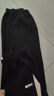 鴻星爾克（ERKE）童裝女童休閑運動(dòng)褲兒童中大童針織長(cháng)褲正黑160 曬單實(shí)拍圖