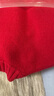 edition【高圓圓同款】金鱗新春系列白玉蘭花羊毛套頭紅色毛衣 大紅色 M (165) 曬單實(shí)拍圖