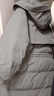 獨束大碼女裝【被子羽絨】長(cháng)款羽絨服冬季2025新款連帽收腰外套 慕灰色 2XL （尺碼：4） 曬單實(shí)拍圖