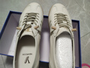 意爾康男鞋新款平底板鞋休閑男士皮鞋德訓小白鞋 57936W 米白42 曬單實(shí)拍圖