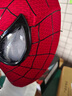 HKGX蜘蛛俠頭套電動(dòng)手動(dòng)眼睛可動(dòng)發(fā)光多燈光cos面具成人兒童頭套 蜘蛛俠頭套-下巴控制-可眨眼-電 曬單實(shí)拍圖