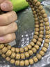 妍韻珠寶10x8mm收藏級大留白小細星星月菩提子手串108顆原生態(tài)黃金籽手鏈 曬單實(shí)拍圖