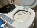 萬(wàn)家能雙倉內衣洗衣機渦輪全自動(dòng)洗烘一體迷你小型雙桶艙內衣內褲專(zhuān)用洗衣機洗襪子高溫家用脫水機清洗機 【洗脫煮洗】95℃煮洗|醫用UVC殺菌|不銹鋼內桶 曬單實(shí)拍圖