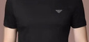 Emporio Armani EA7阿瑪尼短袖t恤男2025秋季?！ばQ·絲薄款半袖男圓領(lǐng)冰·絲上衣 黑色 2XL 180 曬單實(shí)拍圖